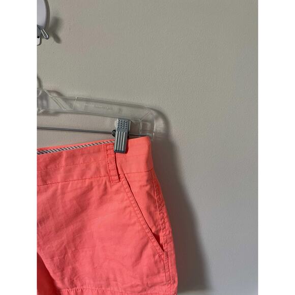 J. Crew 3" Chino Shorts Peach Orange Size 2 - Picture 3 of 7